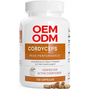 Cordyceps capsule Performance estratto di funghi integratore con Militaris organici per il supporto energetico e immunitario integratore vegano