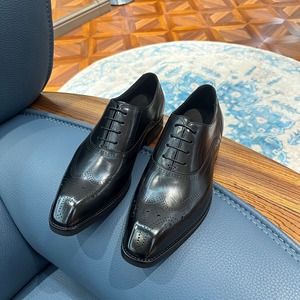 Zapatos Oxford de Punta Puntiaguda para Hombre, Estilo Retro Europeo-Americano, para Oficina, Carrera y Fiestas, Transpirables, Ligeros, con Suela de Goma Antideslizante - Product Image 5