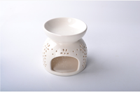 Pot diffuseur d'huile en céramique aromathérapie lampe à huile photophore poterie maison chambre décor pour cadeau de pendaison de crémaillère de noël