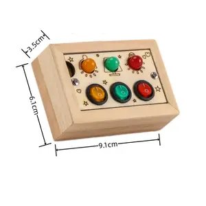 Kids Busy Board DIY-Zubehör, früh pädagogisches sensorisches Spielzeug lernen Busy Board-Teile, Busy Board-Elemente für Kleinkinder