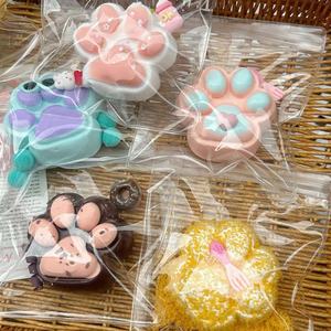 Promotional TPR Watermelon <b>Squishy</b> Anti-Stress Soft Flour Fruit Styling Ball Box Fidget Toys Decompression Simulation Relief - Product Image 1