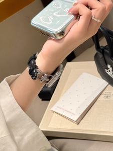 Nouveauté - Bracelet de montre de luxe avec motif diamant cowboy pour <span class=keywords><strong>Apple</strong></span> Iwatch - Bracelets de remplacement pour séries 8 7 6 5 4 3 2 1 SE - Product Image 4