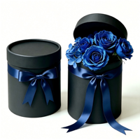 Grandes boîtes en carton ondulé kraft personnalisées avec logo en relief, emballage portable et pliable pour robe de mariée et fourrure