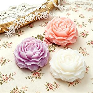 Vela Aromática de Peonía al por Mayor, Vela Floral de Cera de Soja para Regalos de Damas de Honor y Recuerdos de Boda - Product Image 5