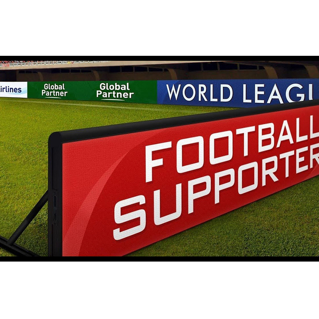 Football Stadium Perimeter LED Display Screen Sports Led Display for Live Show Advertising Show