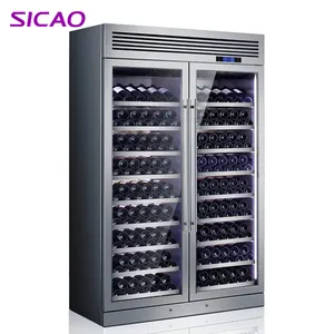 Sicao現代家具JC-900Aラック壁マウント冷却システム使用冷蔵庫高品質カスタムワインガラスクーラーセラー