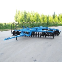 Herse à disques pliante hydraulique Yuntai 1BJ-4.4 de type tracté, avec 40 disques, facile à transporter, pour machines agricoles