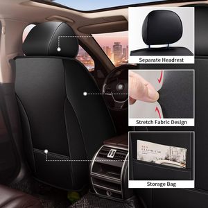 Housse de siège de voiture universelle quatre saisons en cuir entièrement enveloppante avec fonction de ventilation pour le commerce extérieur - Product Image 4