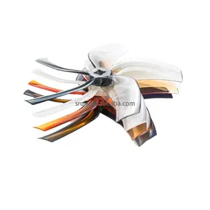 SRUIS D90-5 90mm 5-lâmina de Alta Eficiência Hélice Para Mini FPV 3,5 Polegada Cinewhoop Freestyle Racing Drone
