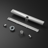 Résistance à la corrosion 316 Insert de carrelage en acier inoxydable Drain de sol de douche avec revêtement de qualité supérieure