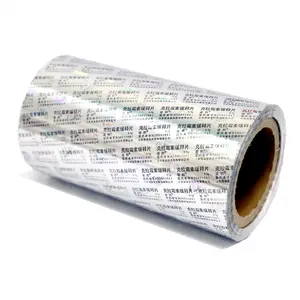 Papel de aluminio impreso ustomizable para cápsula, embalaje de sellado térmico, aluminio blister