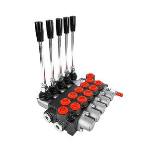 Válvula Hidráulica de Control Direccional Manual Hansen Original Nueva de 1 a 7 Bobinas P40 40L/min con Joystick para Montacargas 1 - Product Image 4