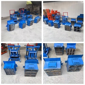 Máquina para Hacer Bloques de Hormigón Móvil Mini 2-45, Equipo Portátil Manual para Formar Ladrillos, Garantía de un Año - Product Image 6