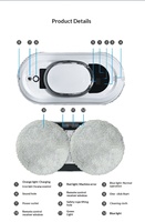 Robot de nettoyage de fenêtres programmable à commande à distance automatique |   Nettoyeur de vitres automatique à pulvérisation haute puissance pour la maison et l'hôtel