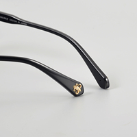 Monture de lunettes de soleil rétro personnalisée en acétate pour hommes et femmes, lunettes de soleil carrées vintage en métal moulé et gravé, lunettes de luxe polarisées