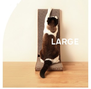 Kingtale Pet Suppliers L Shape Cardboard <strong>Cat</strong> <strong>Scratcher</strong> with Ball Toy Catnip for Indoor - Product Image 4