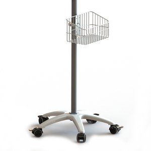 Chariot d'infusion réglable en acier inoxydable, 5 étoiles, pour usage médical, en alliage d'aluminium, avec panier - Product Image 5