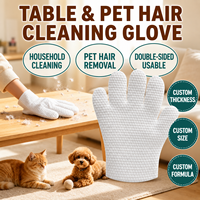 Lingettes pour animaux de compagnie biodégradables écologiques non tissées avec logo personnalisé de luxe OEM, formule douce pour chiens et chats, lingettes nettoyantes en profondeur