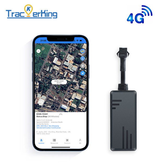 Trackerking Wired Rastreador for Motorcycle Bike Waterproof Vehicle Car J16 GPS Tracker Tracking Device Remote Cut Off Engine