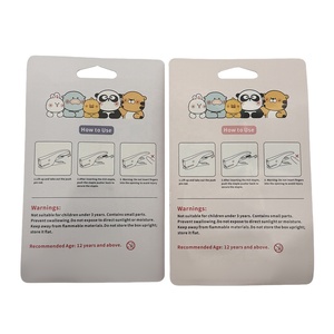Engrapadora manual pequeña y linda con forma de animal para estudiantes, <span class=keywords><strong>tipo</strong></span> alicates, de 12 hojas, para grapas n.º 10, diseño de dibujos animados, que ahorra esfuerzo. - Product Image 2