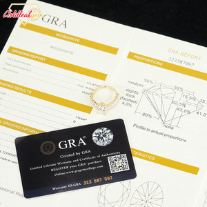 แหวนทองคำแท้ 14K ทรงวงรีคลาสสิก ประดับเพชรโมอิสซาไนต์ 3 กะรัต สำหรับผู้หญิง แหวนแต่งงาน แหวนหมั้น  สามารถปรับแต่งได้ - Product Image 2