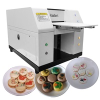 Printer Flatbed Inkjet Multiwarna Tinta Edible A4 Otomatis untuk Penggunaan di Rumah, Dekorasi Kue, Garansi 1 Tahun Baru, Fleksibel
