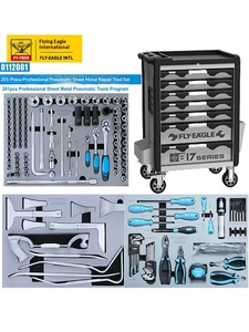 Ensemble d'outils de réparation de tôles Flying Eagle 201 Professional avec marteau, pinces, support de réparation de bosses - Product Image 5