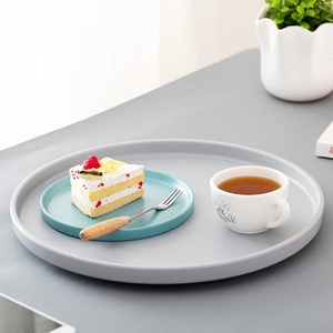 Piatti Rotondi in Melamina Opaca Nera e Bianca Personalizzabili per Hotel e Ristoranti, Fornitore Cinese - Product Image 4