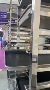 Estante para Bandejas de Panadería con Ruedas Giratorias, Diseño Móvil para el Manejo de Bandejas en Cocinas Comerciales (Pierogi, Pelmeni, Manti, Khinkali, Chebureki) - Product Image 4
