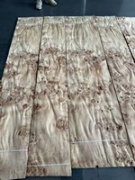 Placage en bois exotique naturel de feuilles de placage de ronce de noix pour les meubles de luxe