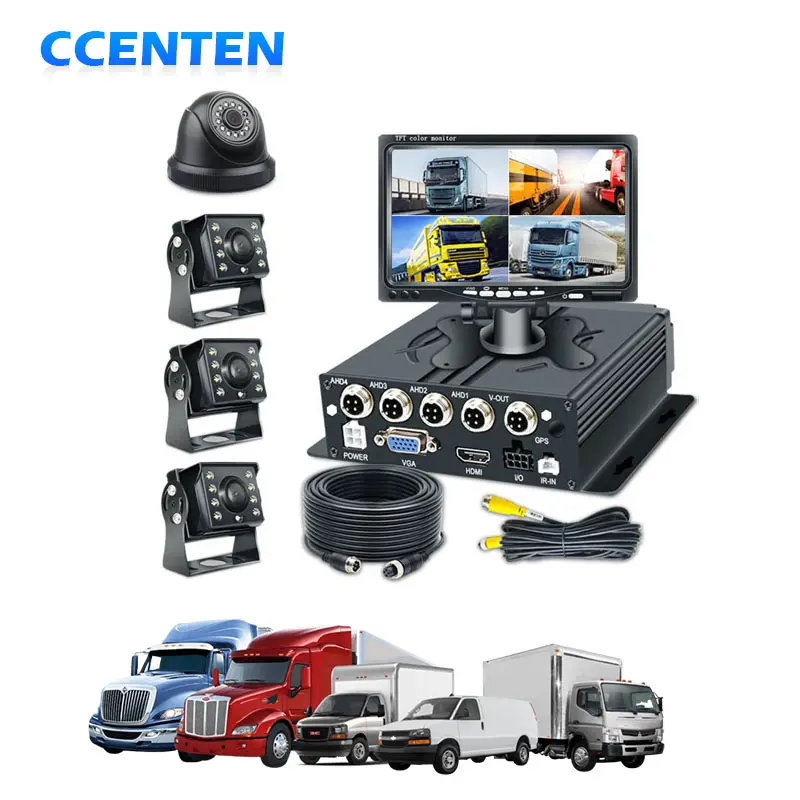 Lively Video GPS Location 8ch 4 Channel Cctv Camera With Dvr Bus 4G WiFi Mini H 264 Mobile Card Bus Car DVR