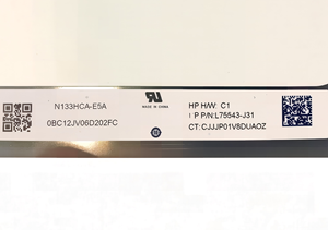Pantalla LCD de Repuesto para Portátil de 13.3 Pulgadas N133HCA-E5A, Panel LED EDP de 30 Pines, Pantalla Delgada para Reparación de Portátiles - Product Image 3