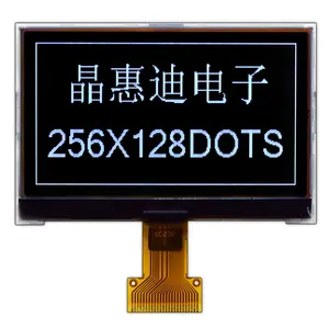 Lcd Module 3.3 Inch 256x128 LCD Screen High Resolution LCD Display Module JHD256128-G22BFW-BL