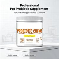 Probiotiques à mâcher pour chiens, santé intestinale, comprimés mous