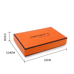 CONTACT'S Orange Gift Boxes long