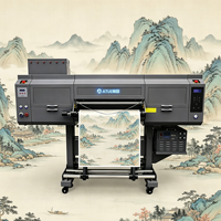 Precio de Fábrica, Nueva Impresora UV DTF de 60 cm, Todo en Uno, Cabezales I3200, Tinta UV, Máquina de Impresión de Adhesivos Automática ATUE, 1 Año de Garantía