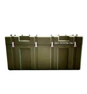 Caja de almacenamiento grande personalizada DF0721 de plástico negro verde oliva de 180L 188L, impermeable, para transporte y almacenamiento. - Product Image 6