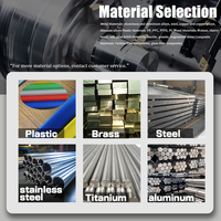 Services de fabrication CNC personnalisés OEM ODM, pièces métalliques de précision en aluminium et acier inoxydable pour l'usinage, certifiés ISO 9001