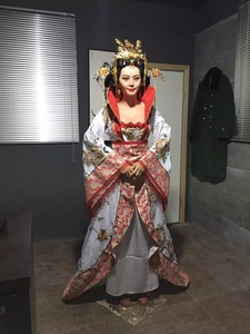 Statue de cire réaliste grandeur nature de star de cinéma orientale, en silicone, avec costume traditionnel, <span class=keywords><strong>pour</strong></span> exposition culturelle - Product Image 3