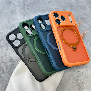 Étui JOYPORODO B480 effet mat avec support pour iPhone 18 17 16 15 Pro Max, antichoc, anti-poussière, magnétique, compatible Samsung - Product Image 2