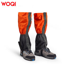 Guêtres de randonnée Woqi orange 55x48cm, imperméables, protection contre la neige, équipement de plein air unisexe - Product Image 3