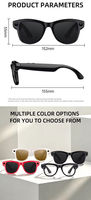 Lunettes Intelligentes M02x avec Caméra IA 4K/1080P, Verres Vidéo, Commande Vocale IA, ChatGPT, Étui de Recharge, Dropshipping