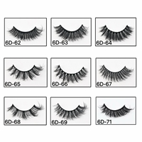 Cils en Faux Vison Naturels Faits à la Main, Marque Privée, Cils Entiers, Cils en Faux Vison avec Logo Personnalisé, Vente en Gros