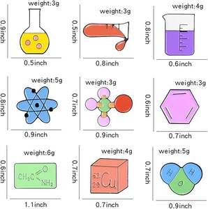 Insigne nominatif du personnel avec logo de marque personnalisé Épingle émaillée en métal dur et souple pour <span class=keywords><strong>chimie</strong></span> Épingle du fabricant pour vêtements sacs sacs à dos - Product Image 4