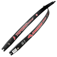 Arc recurve, branches en carbone/mousse, branches ILF, 22-48 LBS, longueur 66-70 pouces, pour risers de 25 pouces, tir