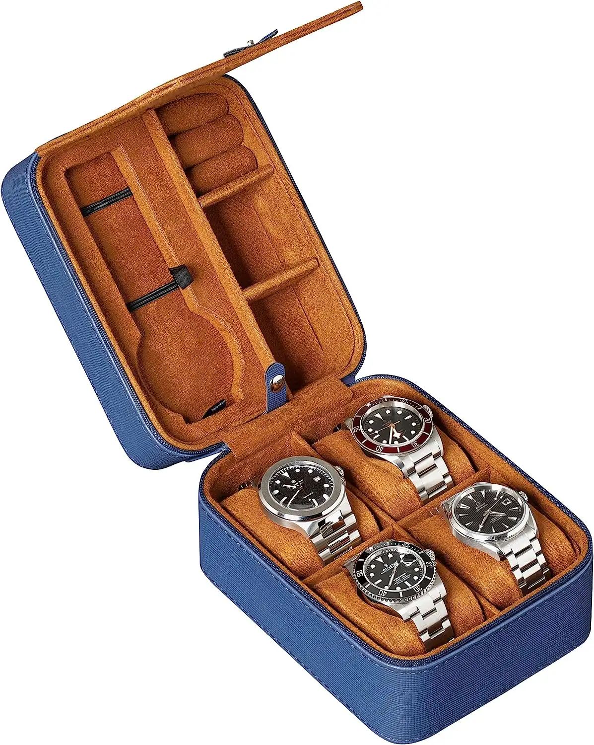 2023 Tragbarer Schutz 5 Watch Travel Case Storage Organizer für 5 Uhren für Smartwatches