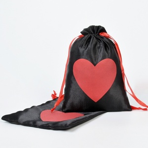 Sac cadeau promotionnel personnalisé avec logo, thème casino, pour fête, anniversaire à Las Vegas, jeu de poker, jetons de poker, <span class=keywords><strong>pochette</strong></span> en satin et velours avec cordon de serrage - Product Image 2