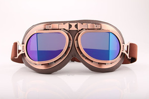 Vente en gros Casque Dot Moto Lunettes Vintage Lunettes Moto Cyclisme Sport Lunettes - Product Image 3