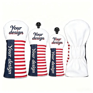 Fundas de cuero PU personalizadas con bordado para palos de golf (Driver, Fairway Wood, Híbrido, Blade, Mallet, Putter) - Suministro del fabricante - Product Image 1