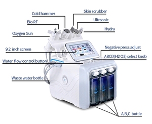 Hydrofacials 6 in 1 Hydro Facials Machine Small Bubbles Hydro Machine Hidrofacial H2o2 Hydro Facial Machine - Product Image 3
